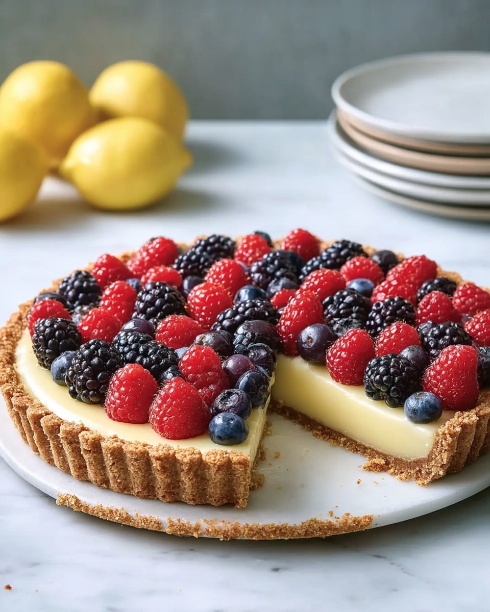 Lemon Berry Tart Recipe - Recipe Image
