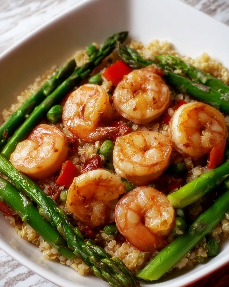 Meyer Lemon Garlic Shrimp and Asparagus Recipe - Recipe Image