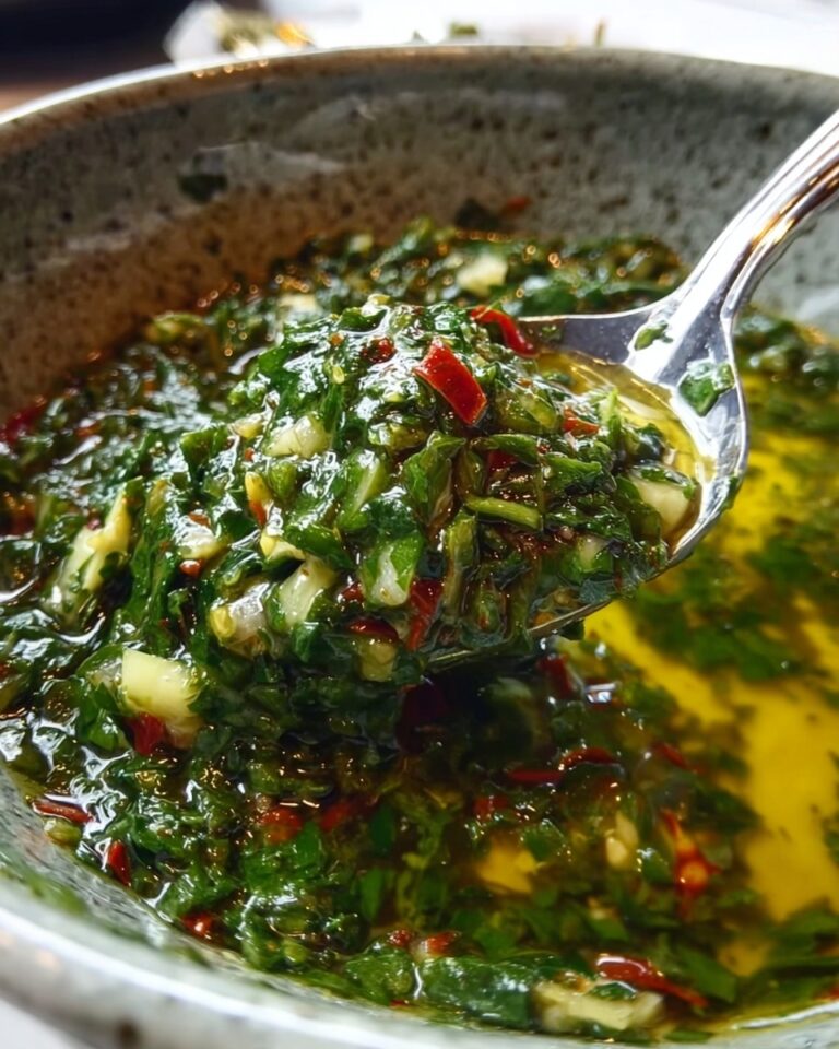 Homemade Chimichurri Sauce Recipe