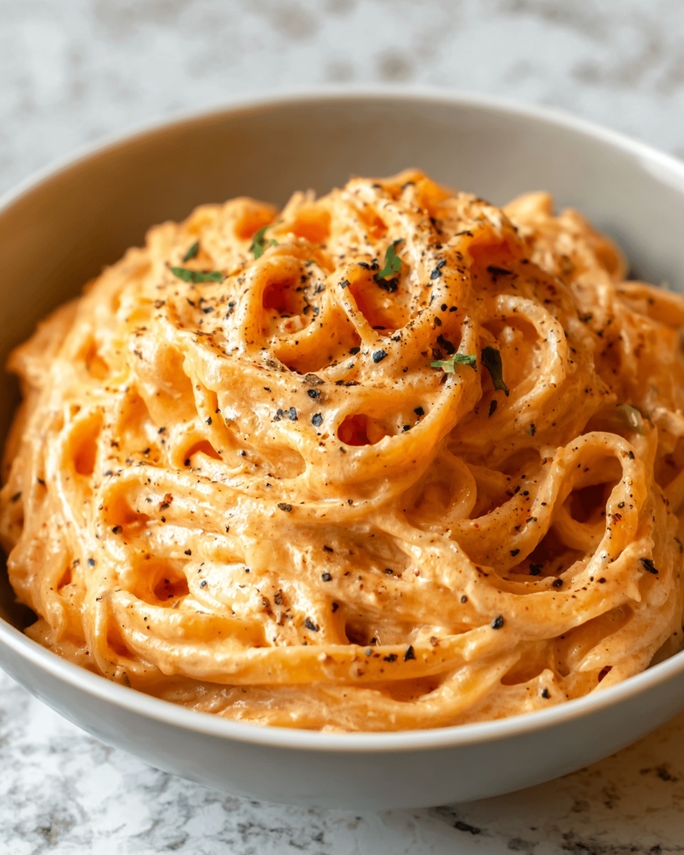 Creamy Red Pepper Alfredo Sauce Recipe - Recipe Image