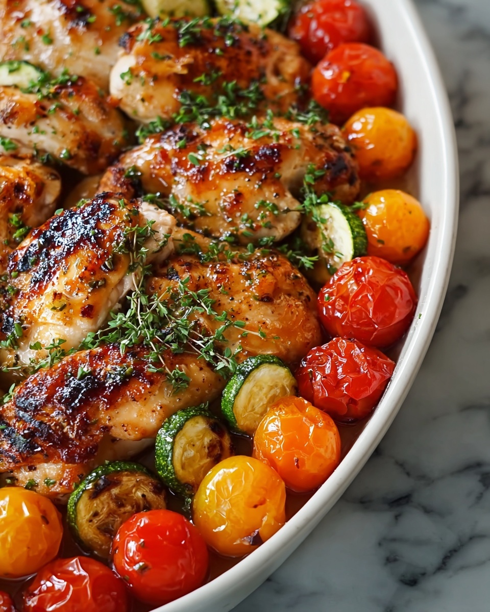 Mediterranean Chicken Zucchini Bake Recipe - Recipe Image