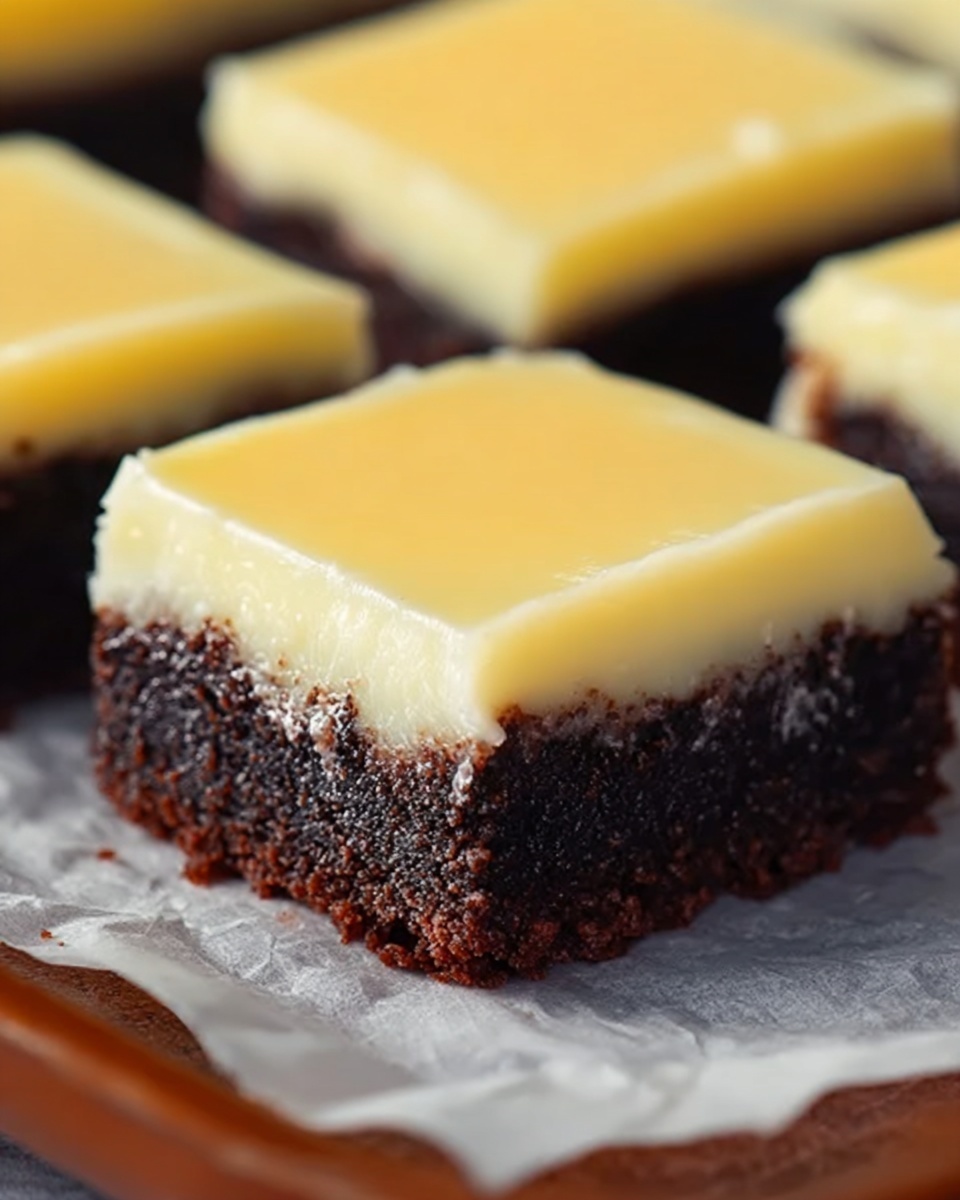 Fudgy Lemon Brownies Recipe - Recipe Image