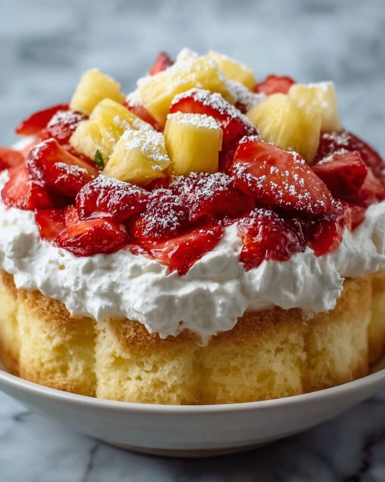 Tropical Strawberry Pineapple Shortcake Recipe