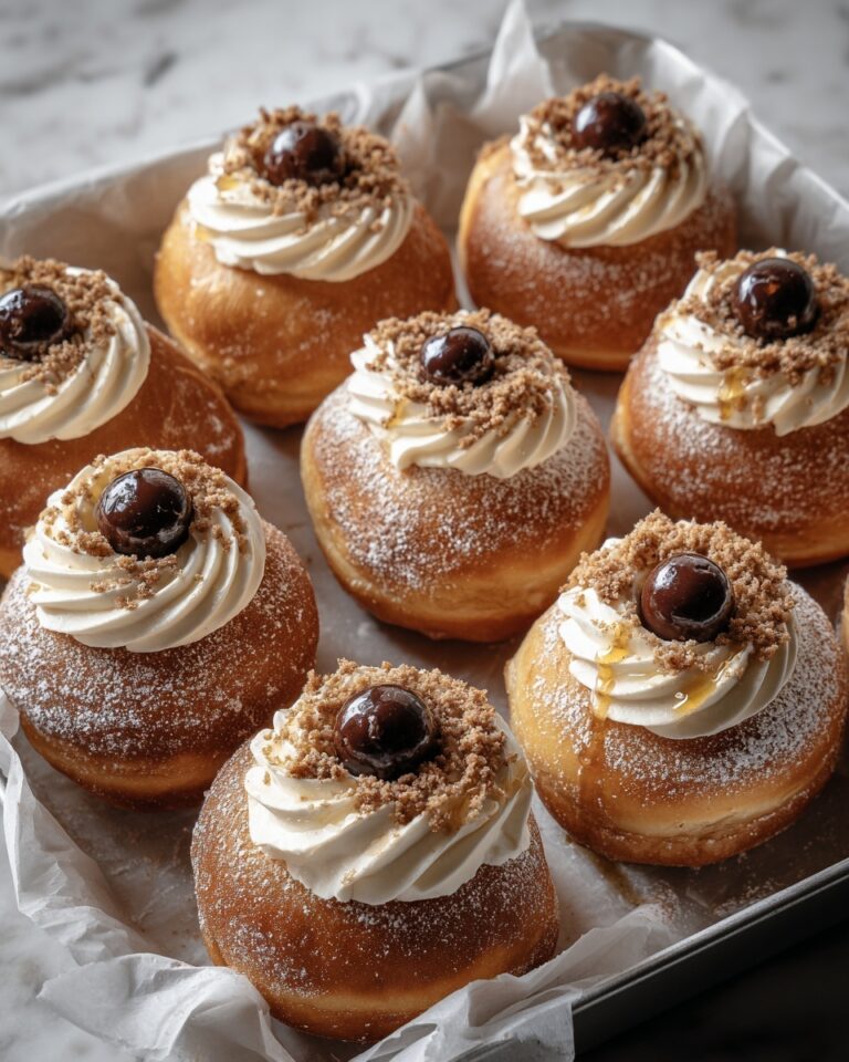 Chai Cream Filled Doughnuts Recipe