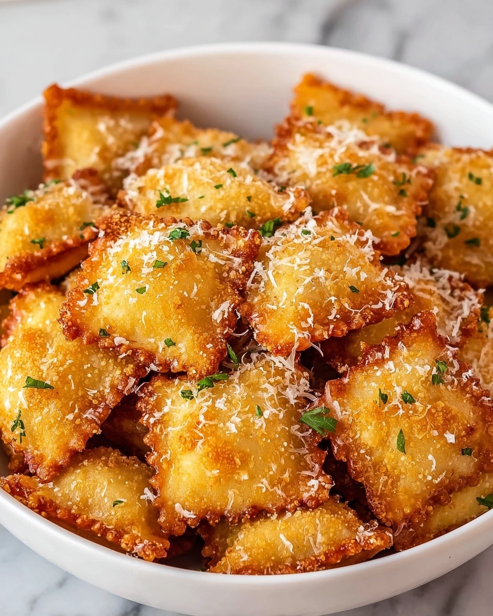 Fried Cheese Ravioli Recipe - Recipe Image