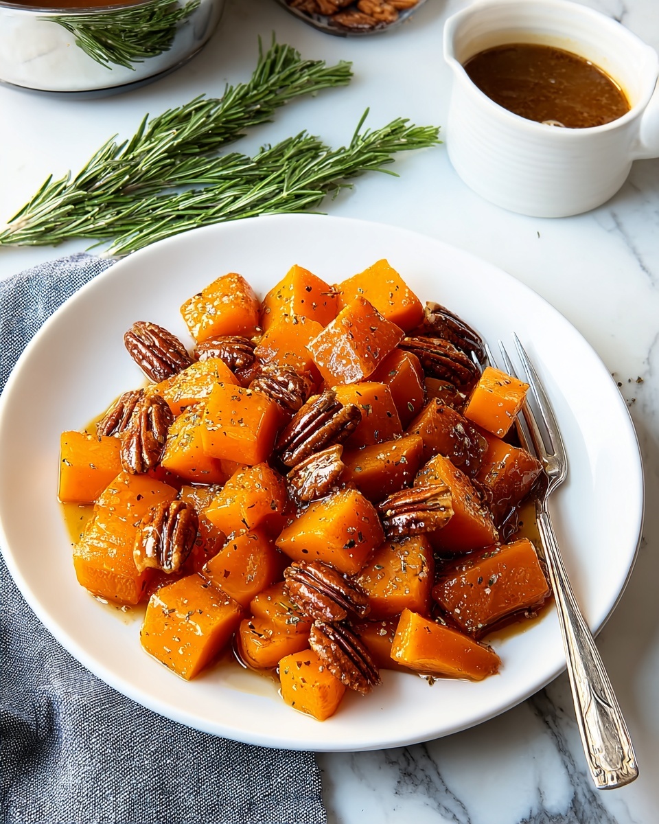 Cinnamon Pecan Roasted Butternut Squash Recipe - Recipe Image