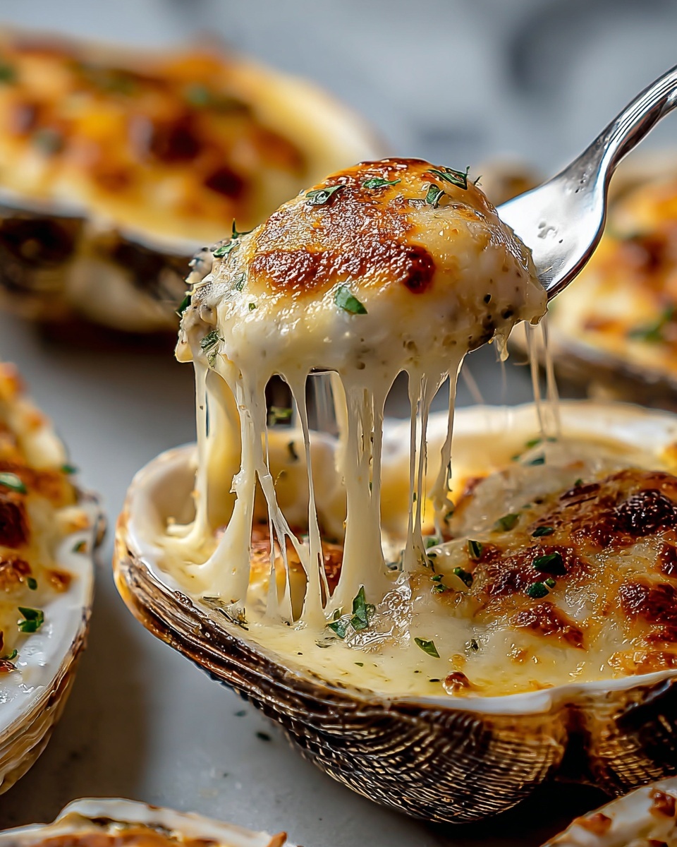 Grilled Parmesan Garlic Oysters Recipe - Recipe Image