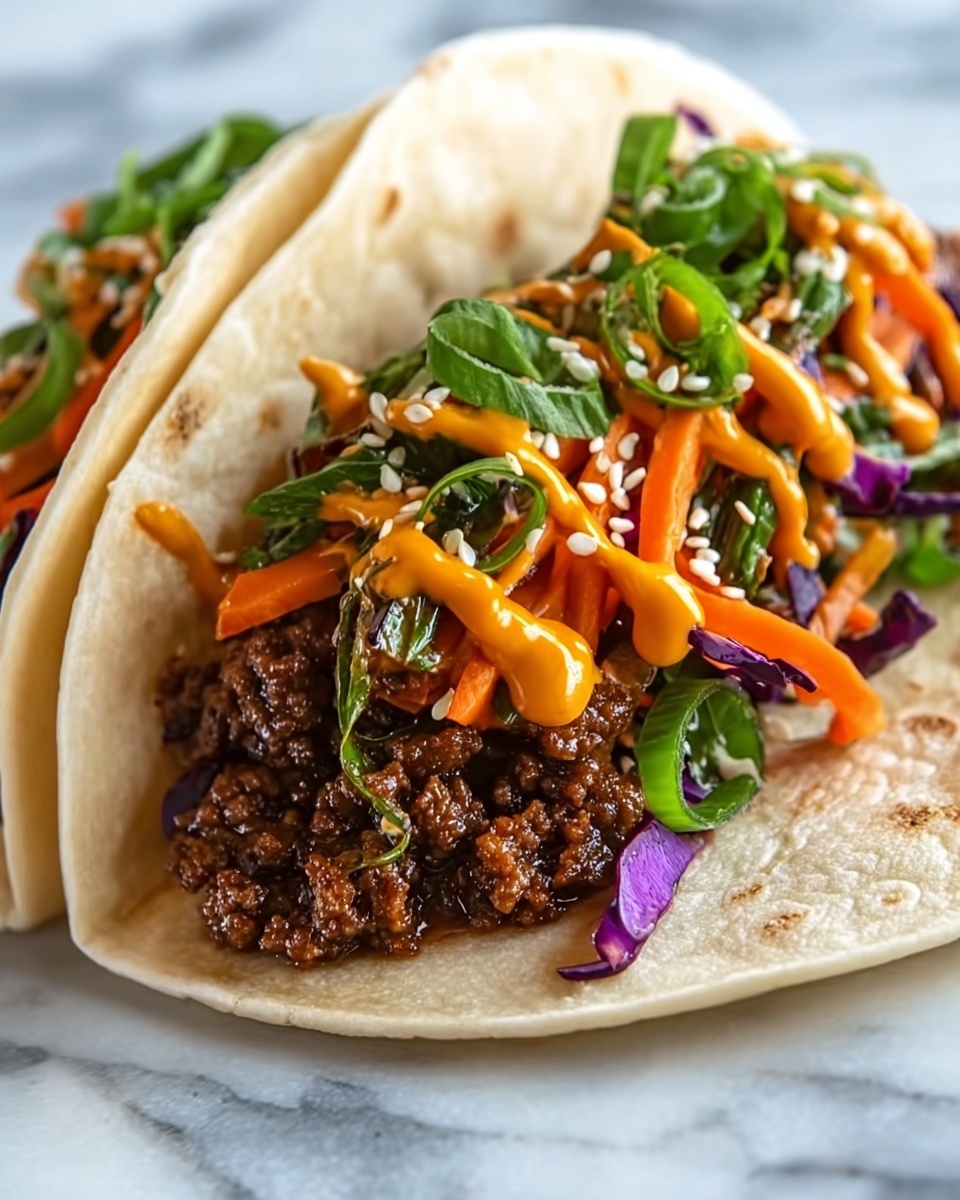 Korean Beef Tacos Recipe - Recipe Image