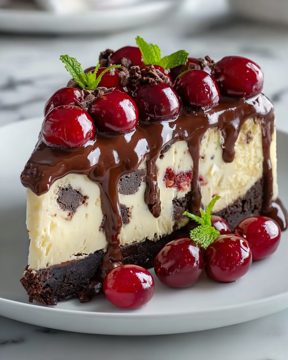 Black Forest Cheesecake Recipe - Recipe Image