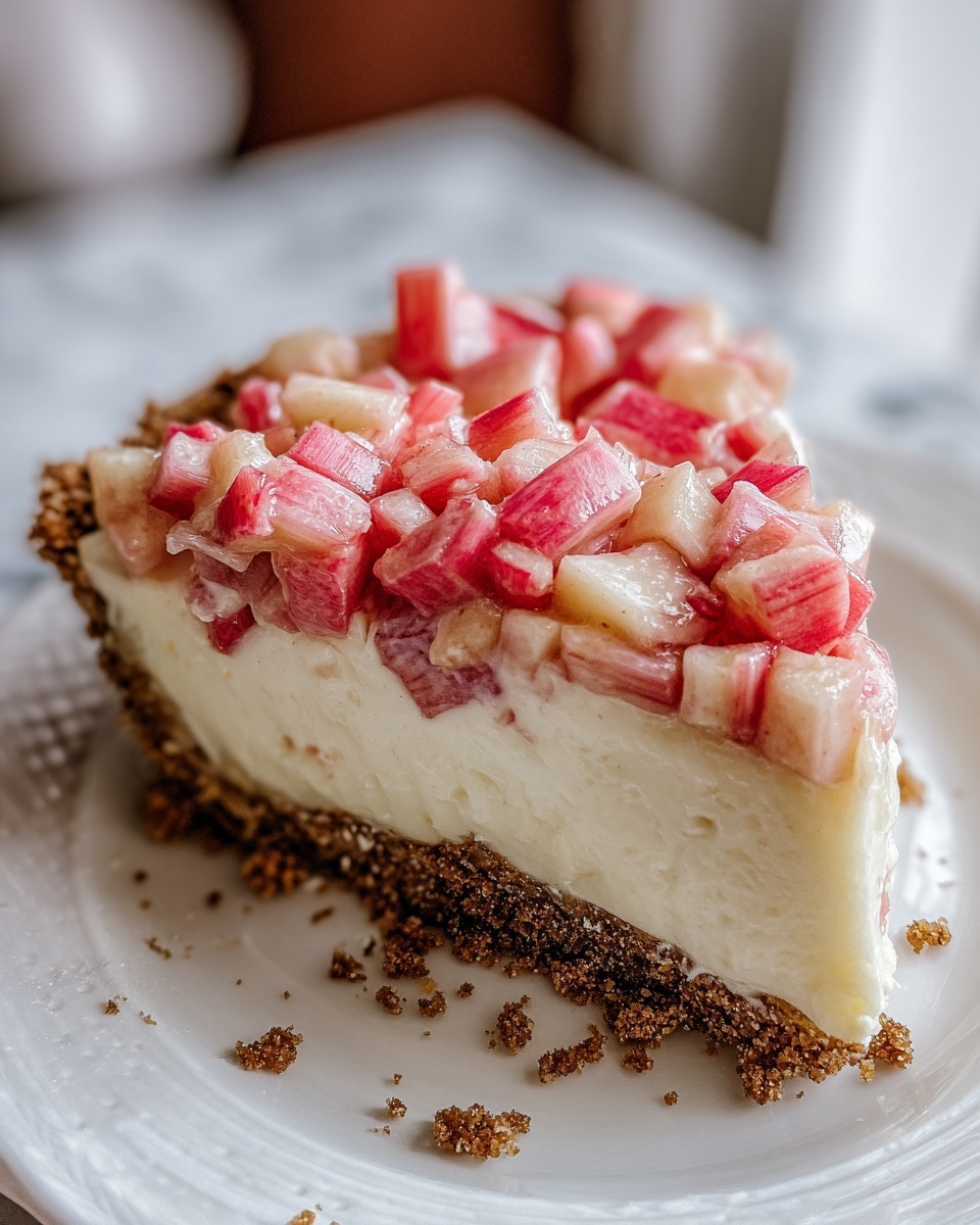Rhubarb Cheesecake Recipe - Recipe Image