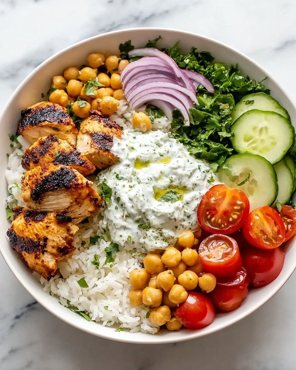 Mediterranean Chicken & Rice Bowls Recipe - Recipe Image