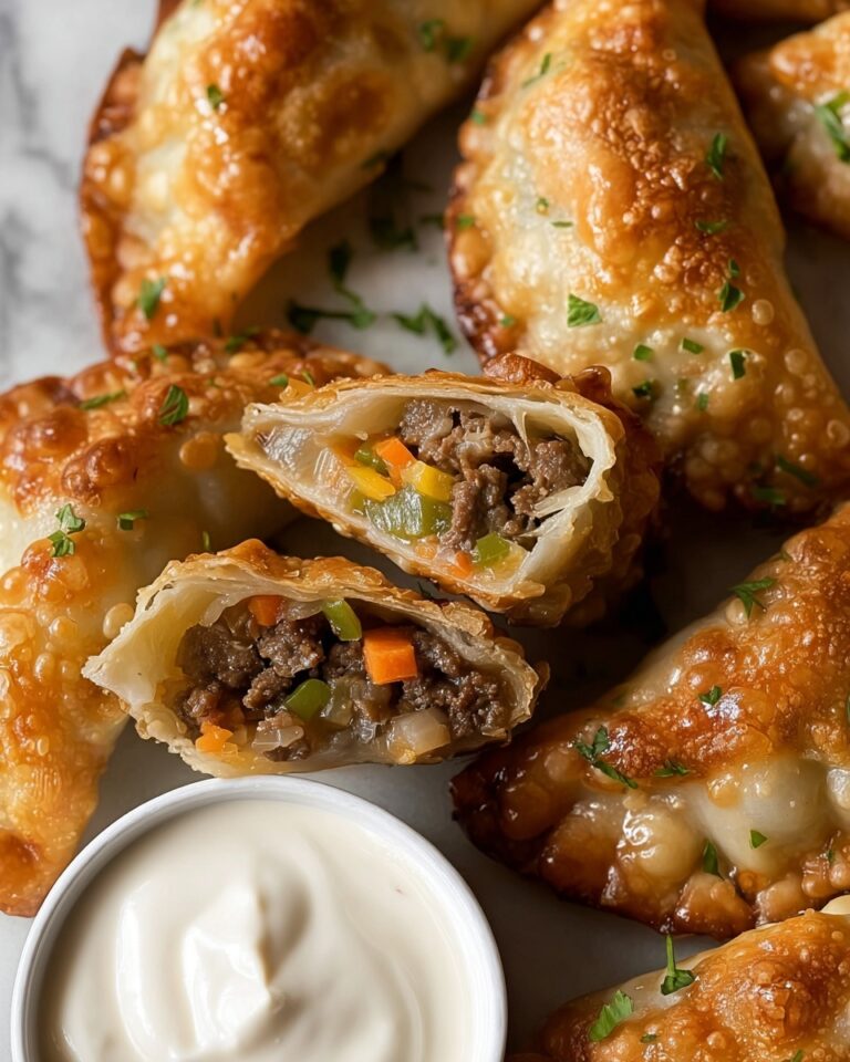 Philly Cheesesteak Egg Rolls Recipe