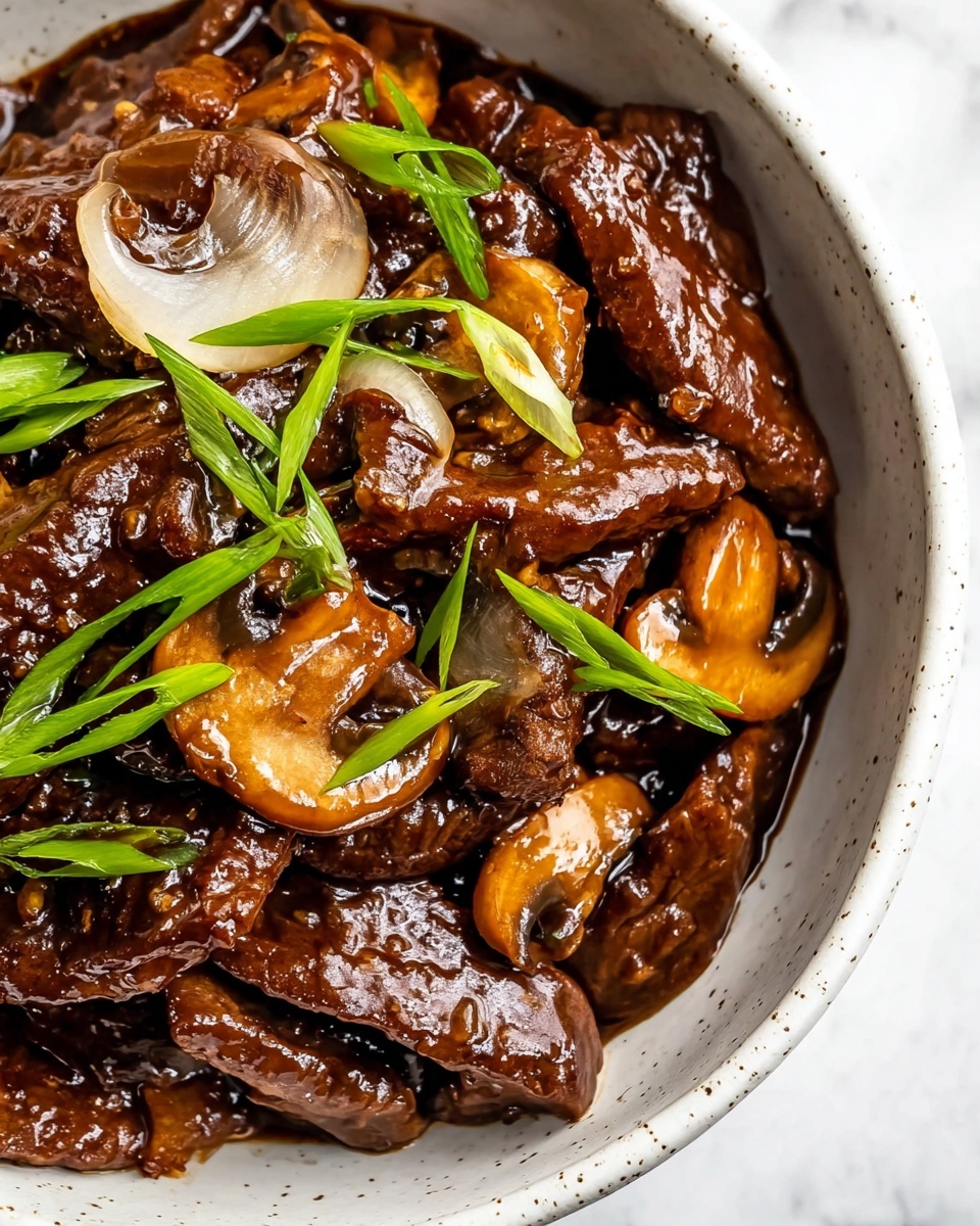 Beef Mushroom Stir Fry Recipe - Recipe Image