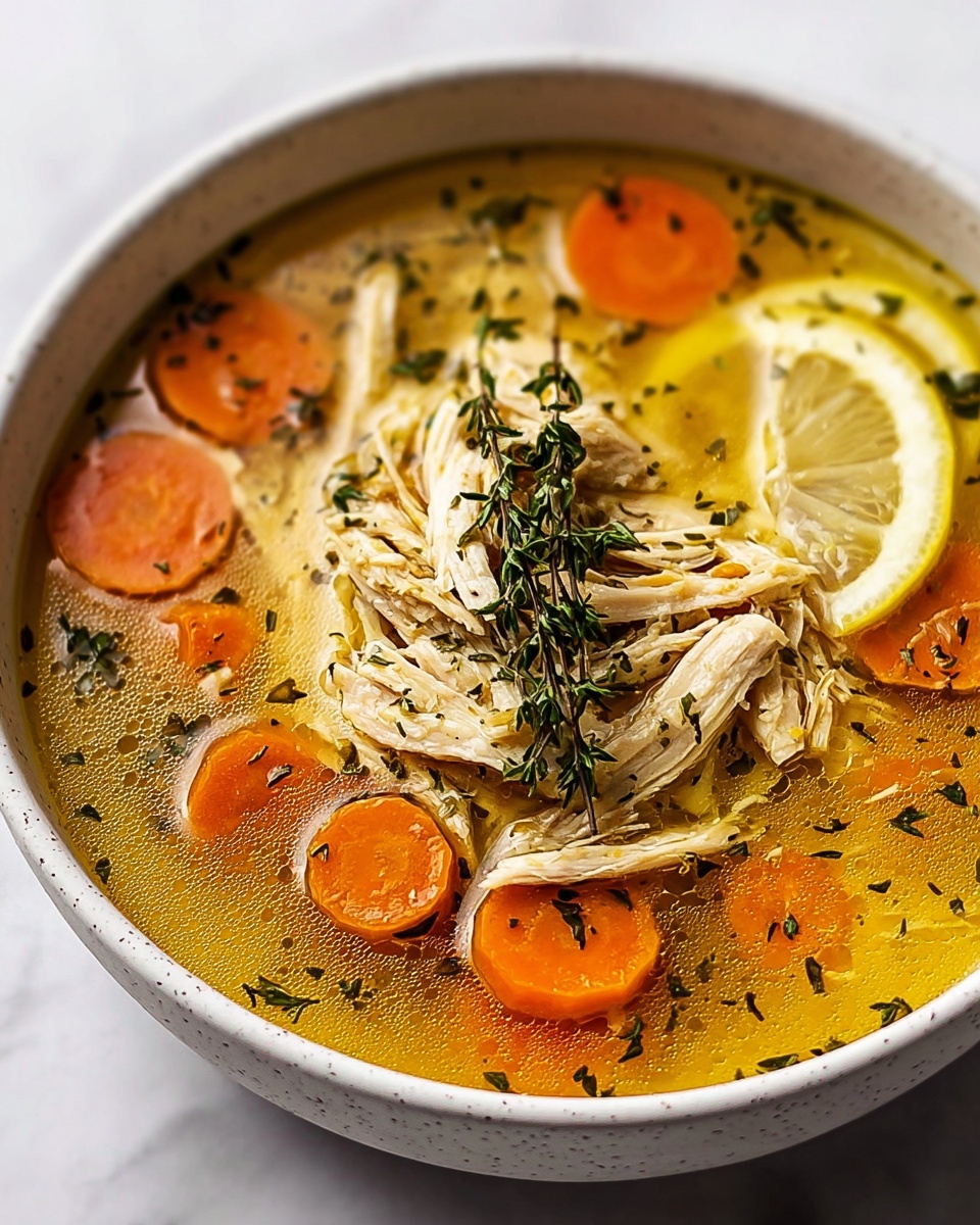 Lemon Chicken Soup: A Refreshing Recipe for Comfort and Wellness Recipe - Recipe Image