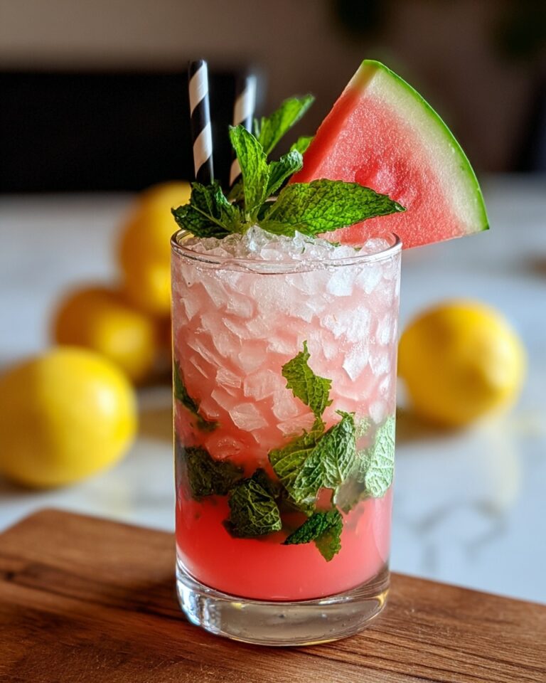 Watermelon Mint Lemonade Recipe