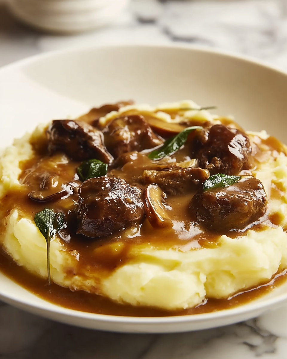 Beef Gravy Potatoes Recipe - Recipe Image