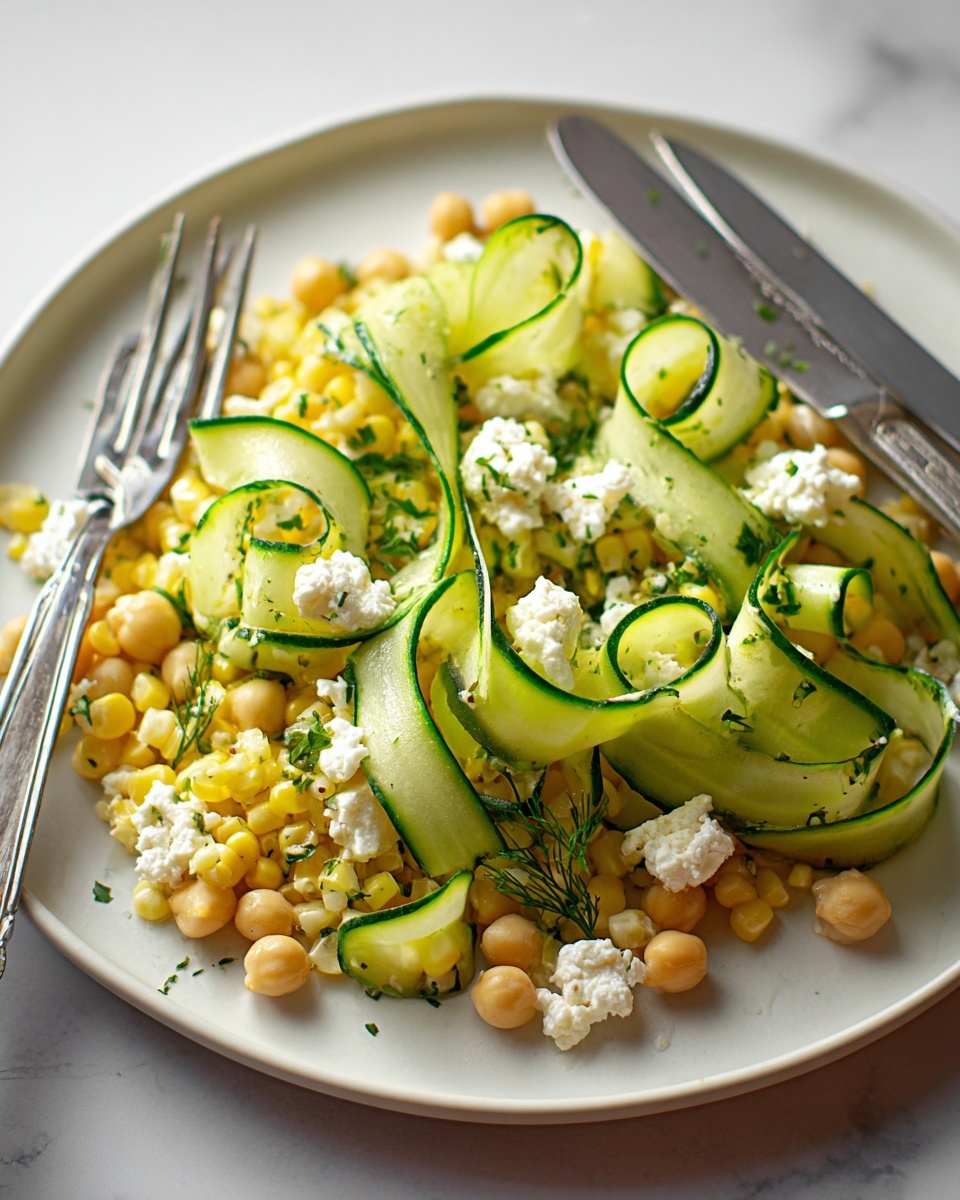 Ribboned Courgette Salad Recipe - Recipe Image