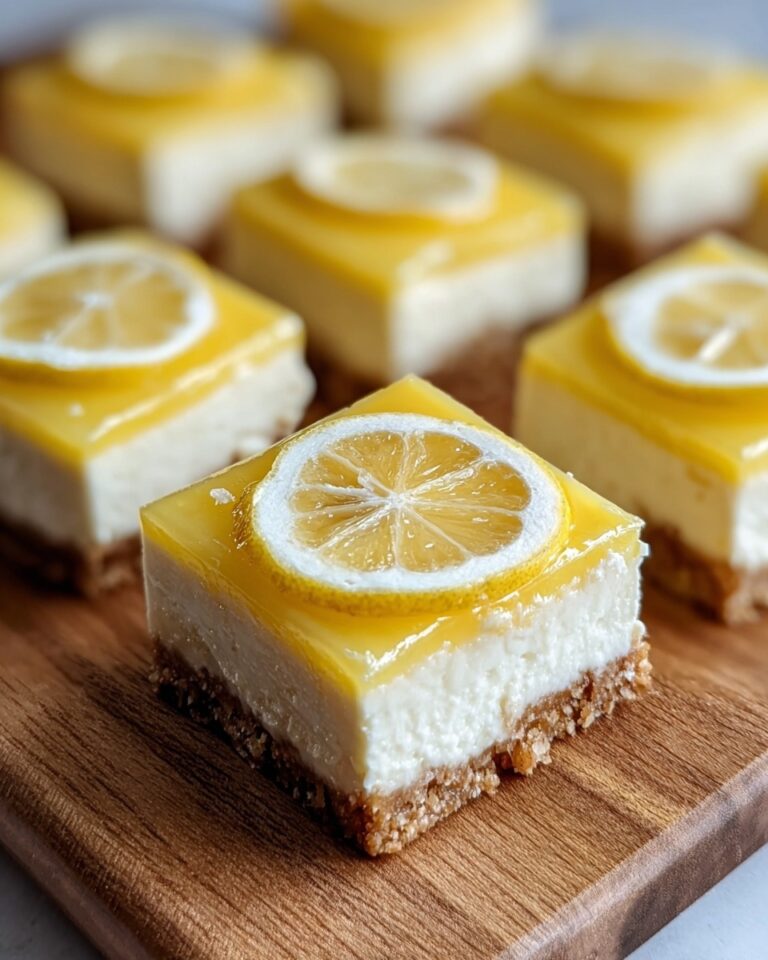 Lemon Cheesecake Bars Recipe
