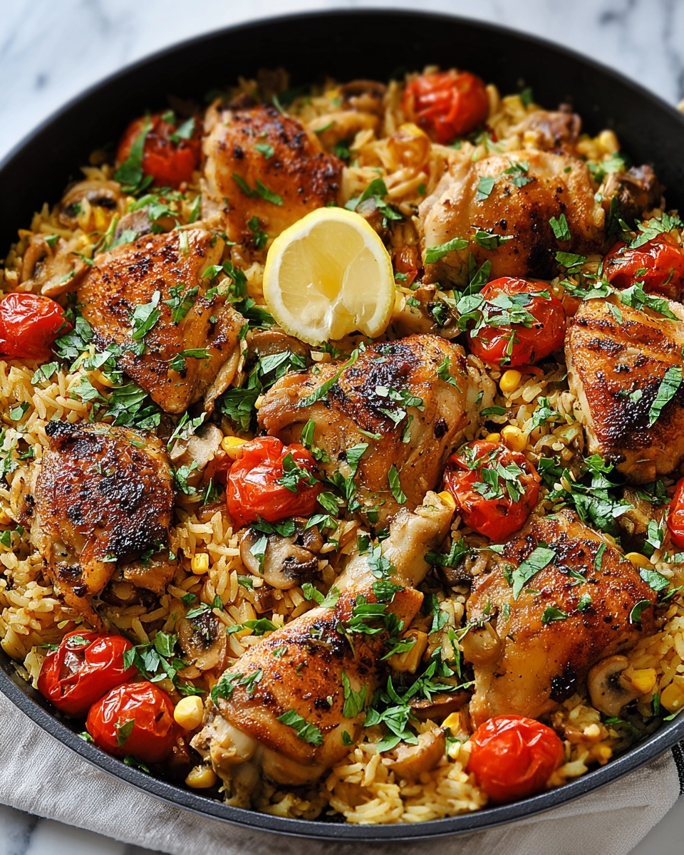 Greek Lemon Chicken and Rice Recipe - Recipe Image