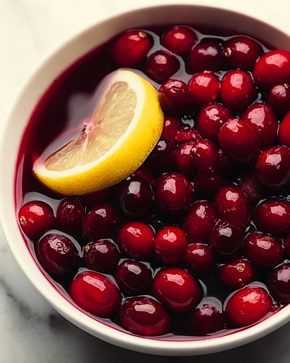 Lemon-Kissed Cranberries with Rhubarb Strawberry Fruit Spread Recipe - Recipe Image