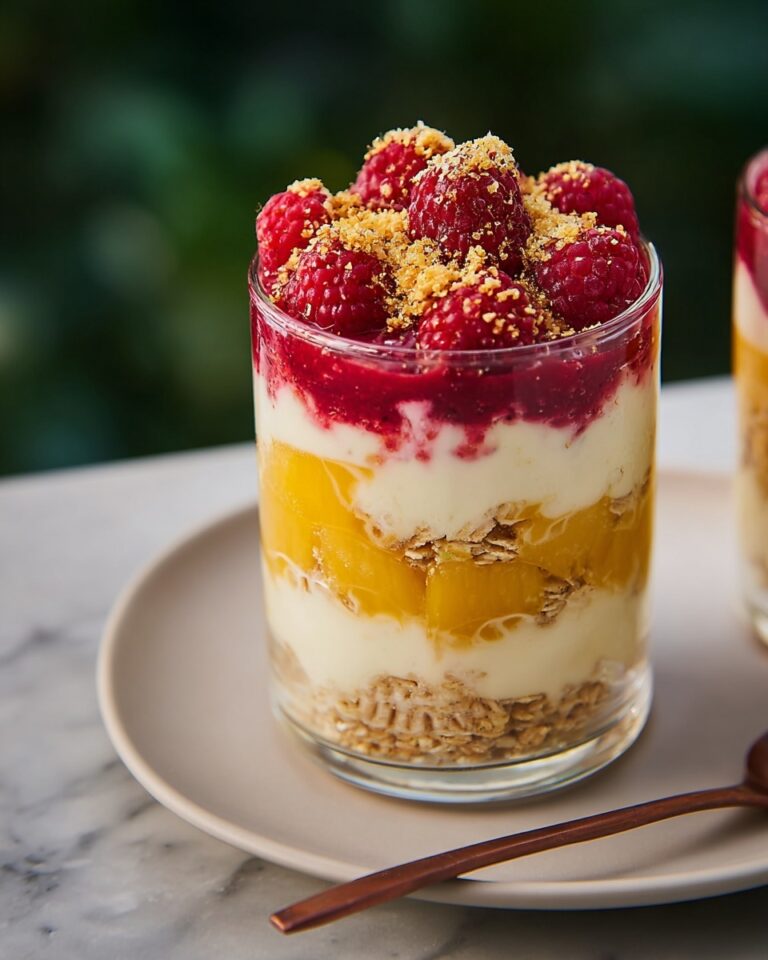 Raspberry & Mango Yogurt Parfait Recipe
