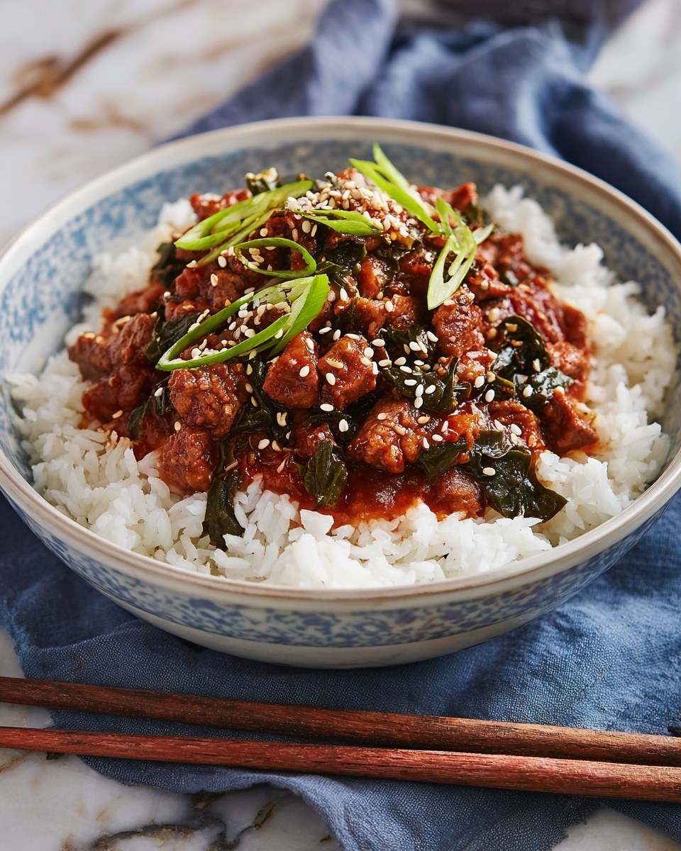 Korean-Style Ground Turkey Bowls Recipe - Recipe Image