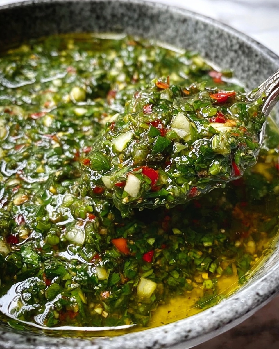 Homemade Chimichurri Sauce Recipe - Recipe Image