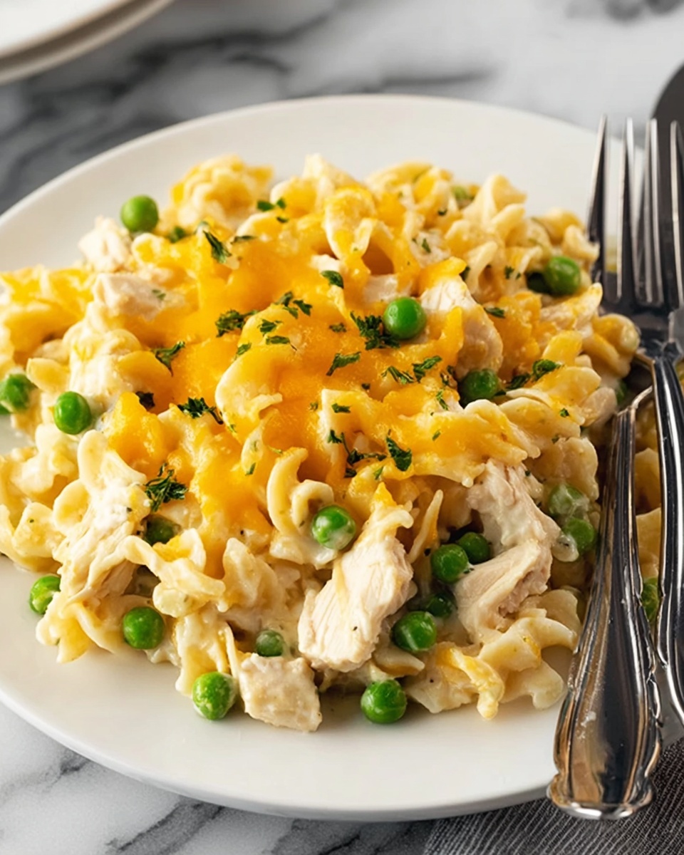 Homemade Chicken Noodle Casserole Recipe - Recipe Image