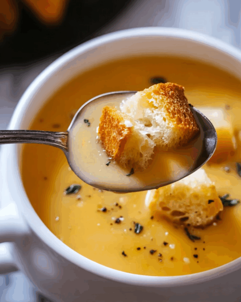 Roasted Garlic Soup Recipe