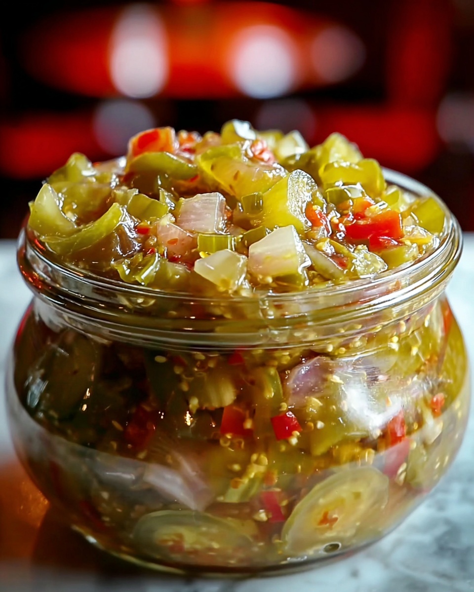 Pickled Pepper and Onion Relish Recipe - Recipe Image