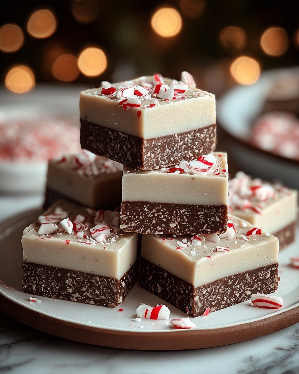 Easy Peppermint Fudge Recipe - Recipe Image