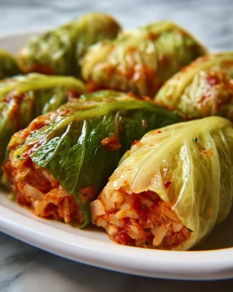 Vegetarian Stuffed Cabbage Rolls Recipe