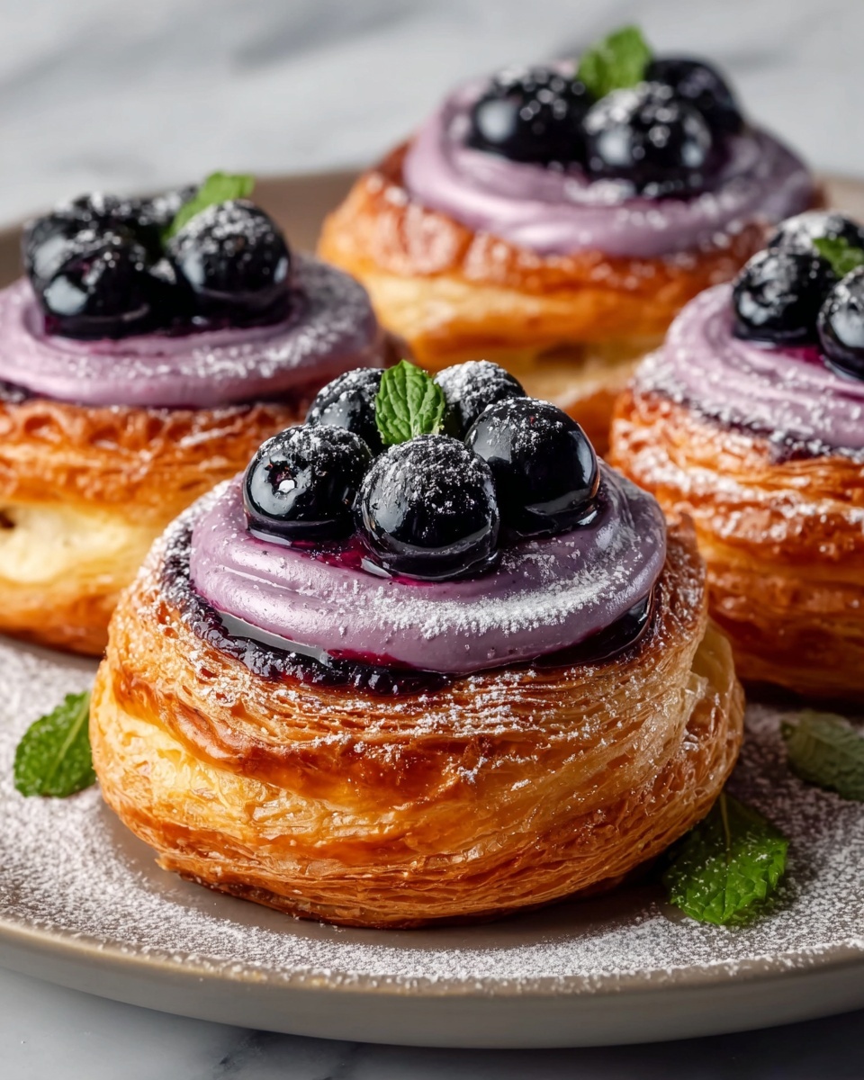 Blackberry Cream Cheese Danish Recipe - Recipe Image