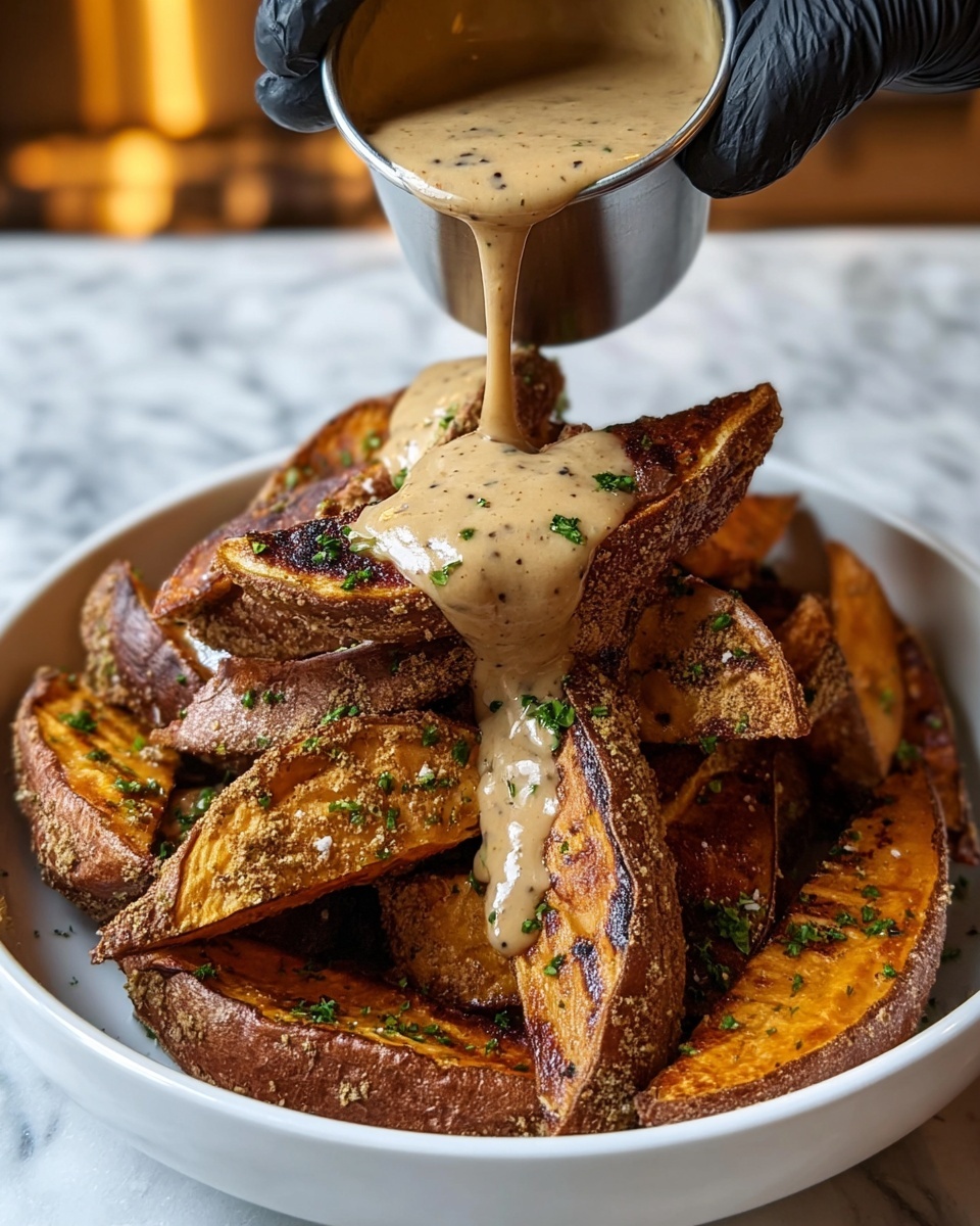 Smoky Roasted Sweet Potatoes with Chipotle Mayo Delight Recipe - Recipe Image