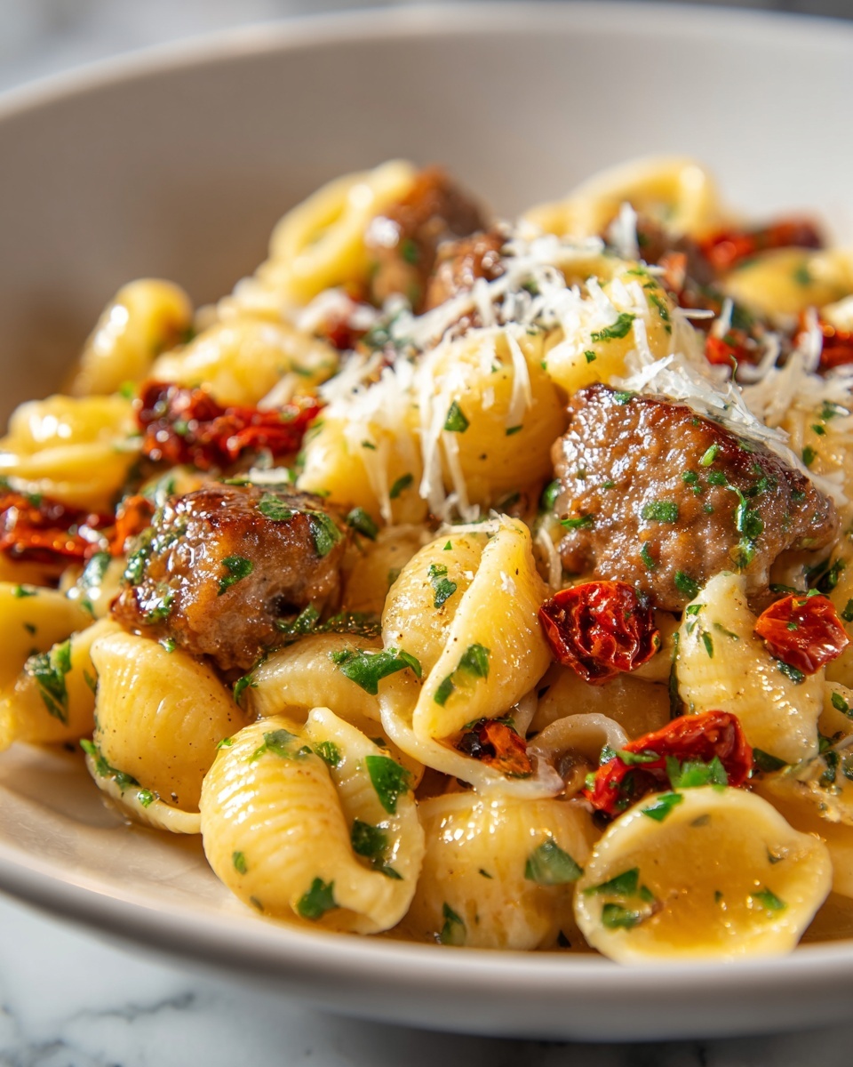 Easy Orecchiette Pasta with Sausage Recipe - Recipe Image