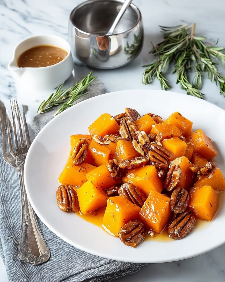Cinnamon Pecan Roasted Butternut Squash Recipe