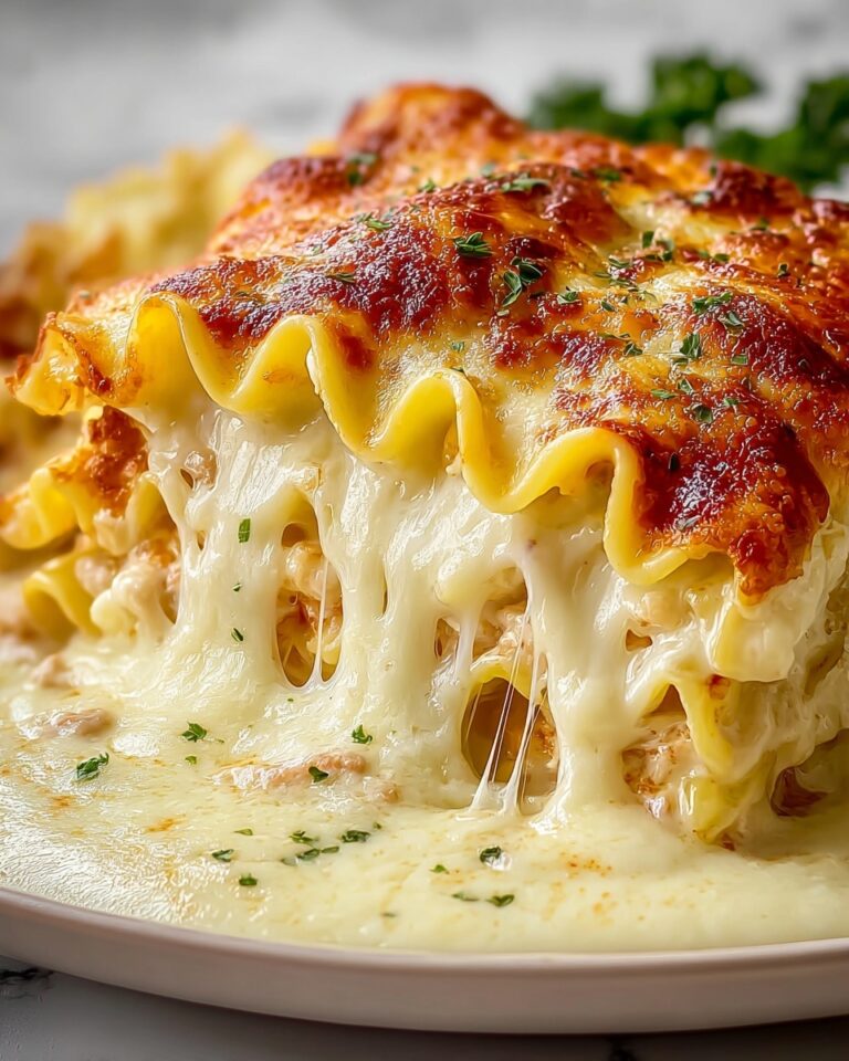 Shrimp and Crab Alfredo Lasagna Roll-Ups Recipe