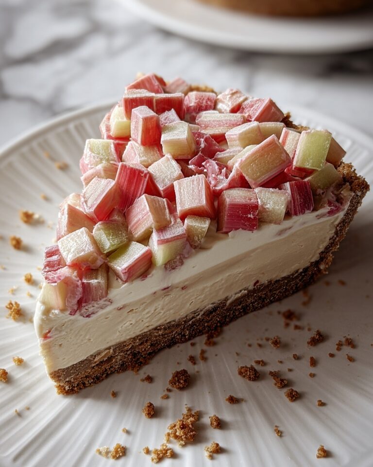 Rhubarb Cheesecake Recipe