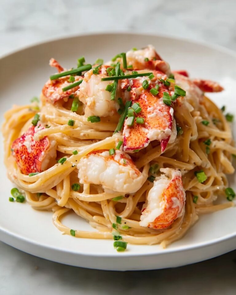 Lobster Pasta with Cream Sauce Recipe