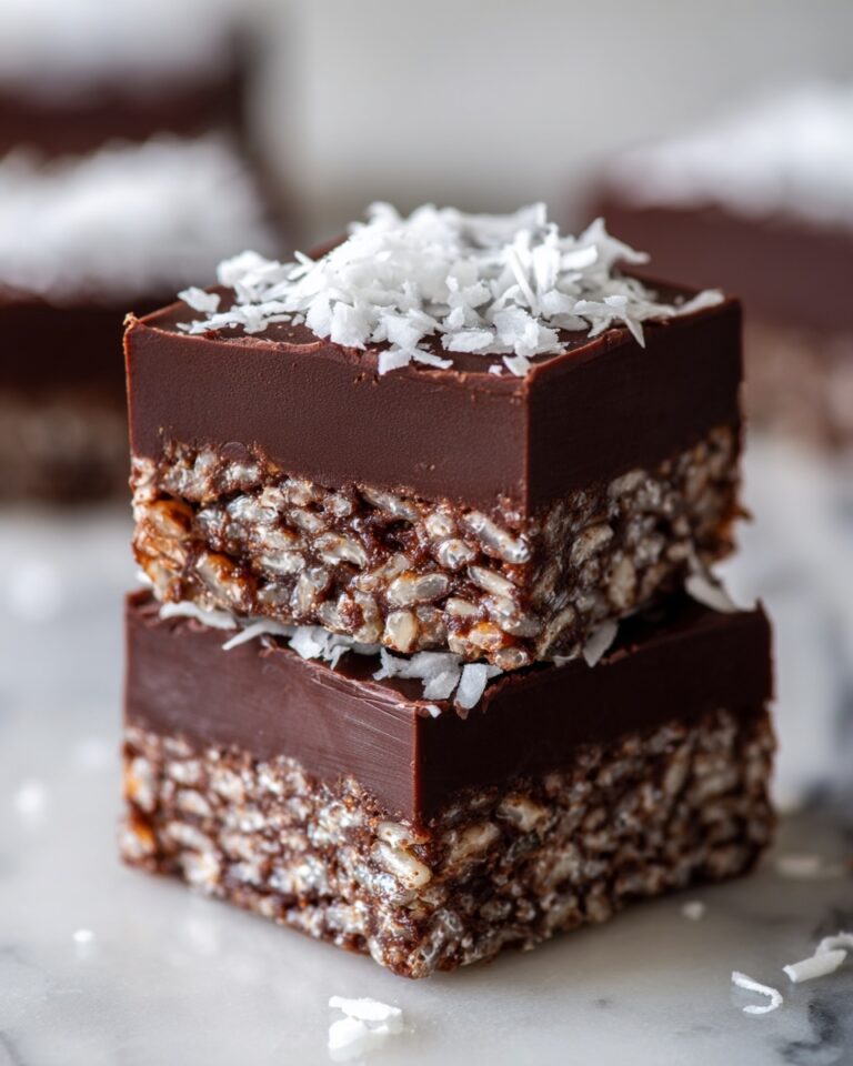No-Bake Chocolate Coconut Slice Recipe