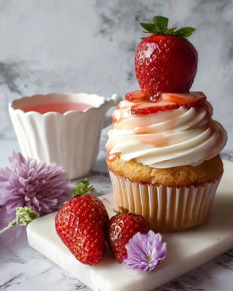 Real Strawberry Cupcakes Recipe