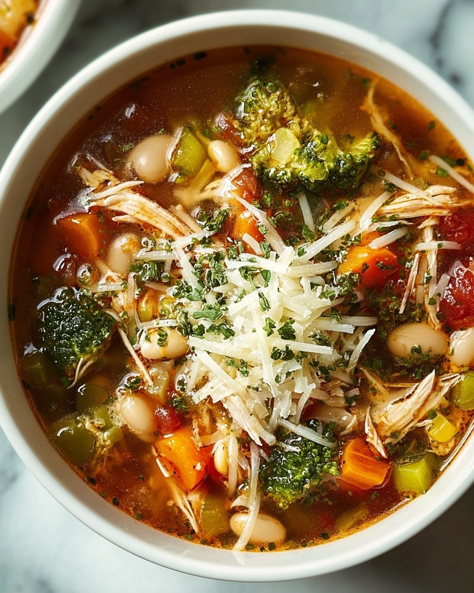 Crockpot Chicken Minestrone Recipe - Recipe Image