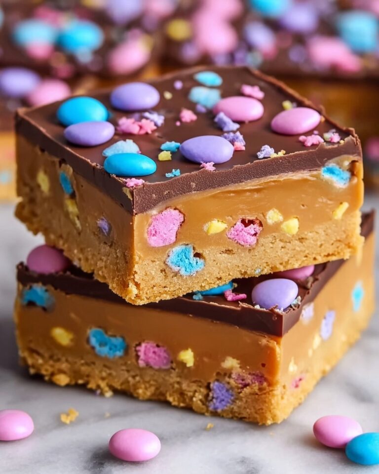 No-Bake Easter Peanut Butter Bars Recipe