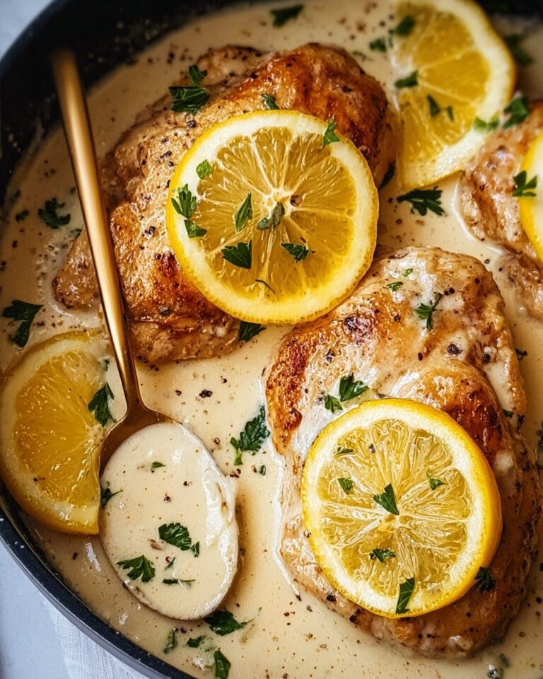 Lemon Garlic Chicken in Creamy Lemon Sauce Recipe