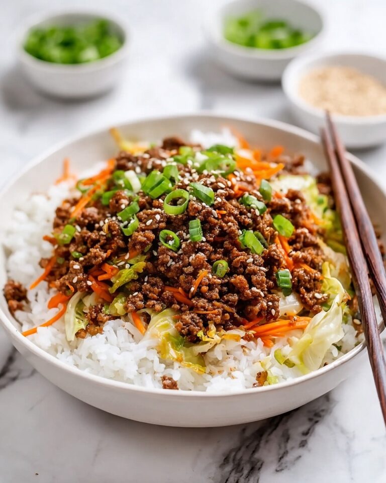 Easy Asian Ground Beef and Cabbage Stir Fry Recipe
