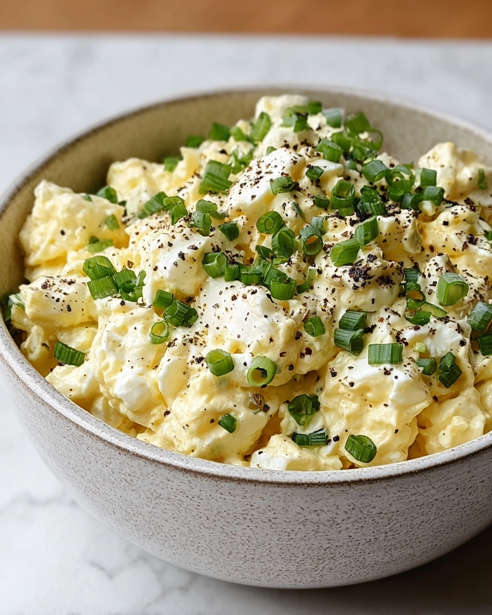Creamy Egg Salad with Red Onion, Chives, and Herbs Recipe - Recipe Image