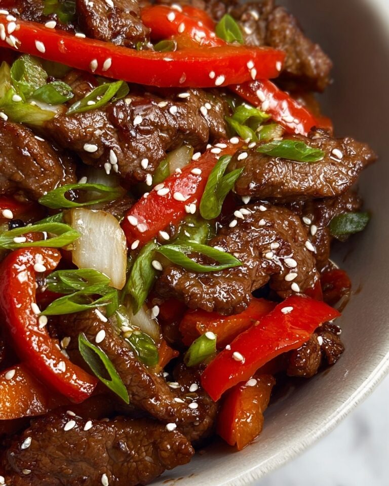 Chinese Pepper Steak with Onions Recipe