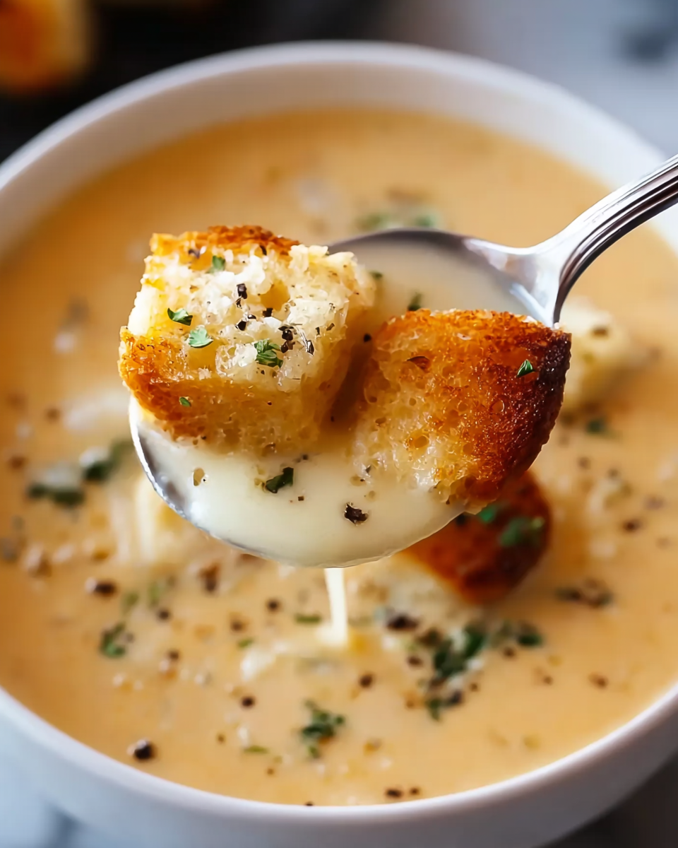 Roasted Garlic Soup Recipe - Recipe Image