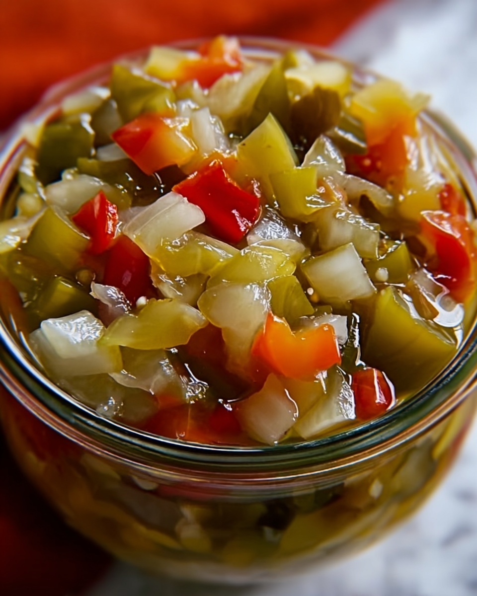 Pickled Pepper and Onion Relish Recipe - Recipe Image