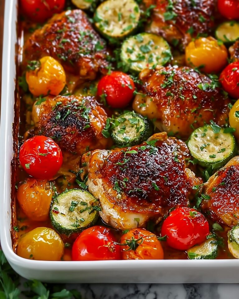 Mediterranean Chicken Zucchini Bake Recipe